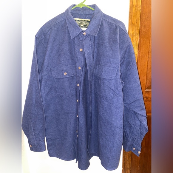 Field & Stream Shirts Vintage Field Stream Flannel Shirt Men Blue